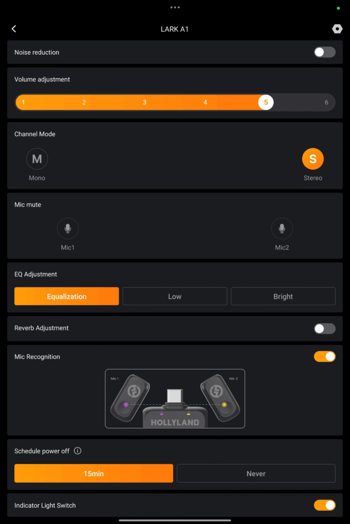 Hollyland-HollyAudio-Android-App-Microphone-Mic-Recognition-Mode011